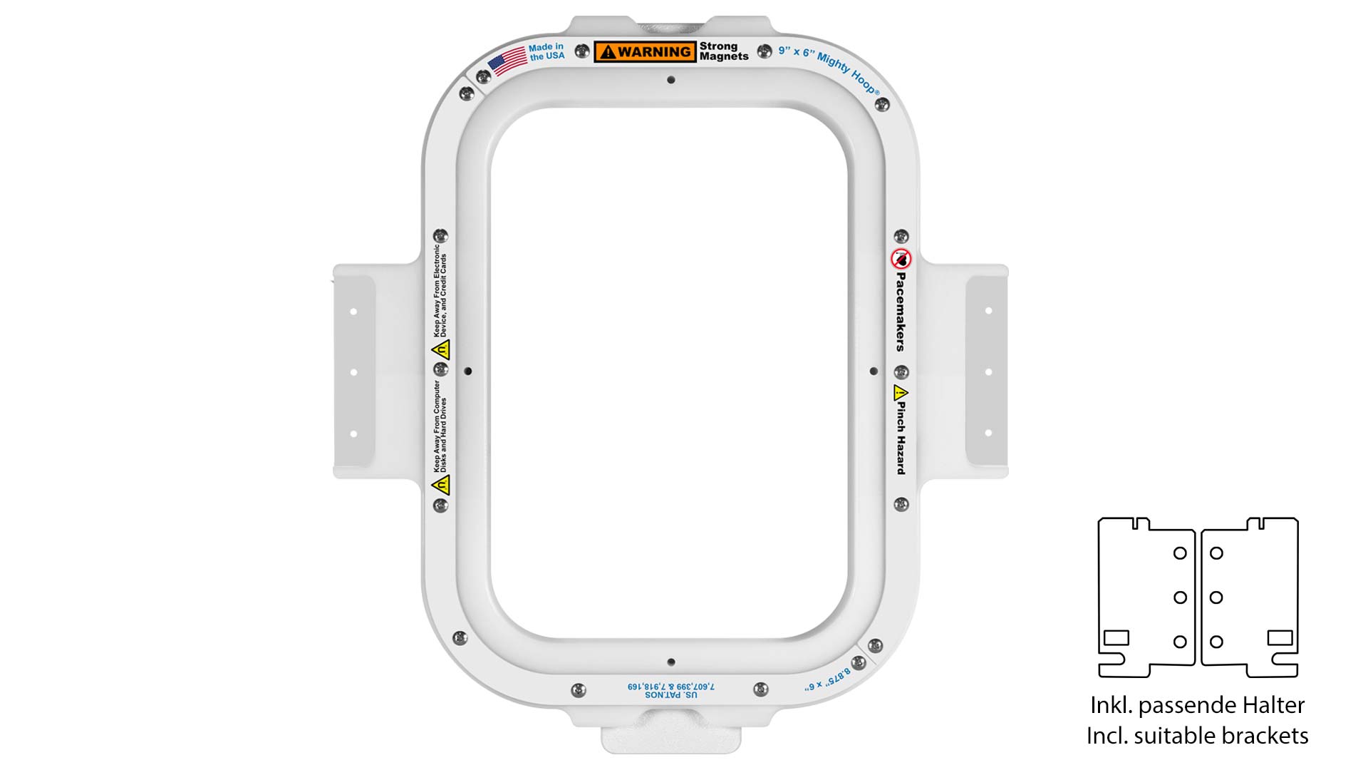 Mighty Hoop 9" x 6" für SWF 448