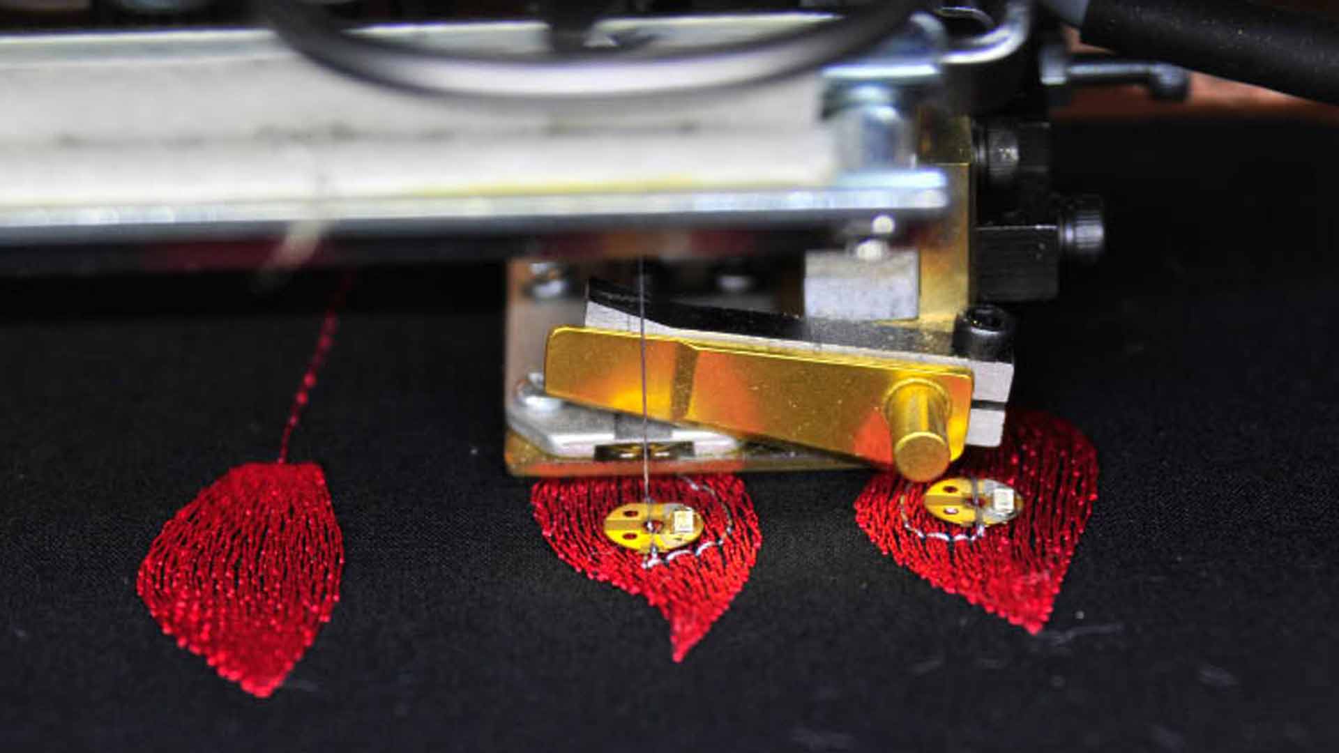 Pailletteneinrichtung LED - Links
