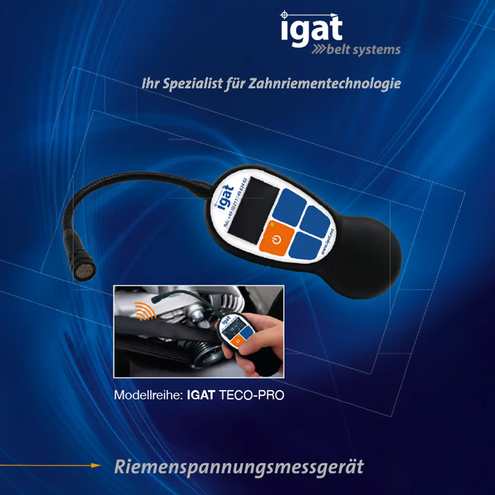 Messgerät Riemenspannung