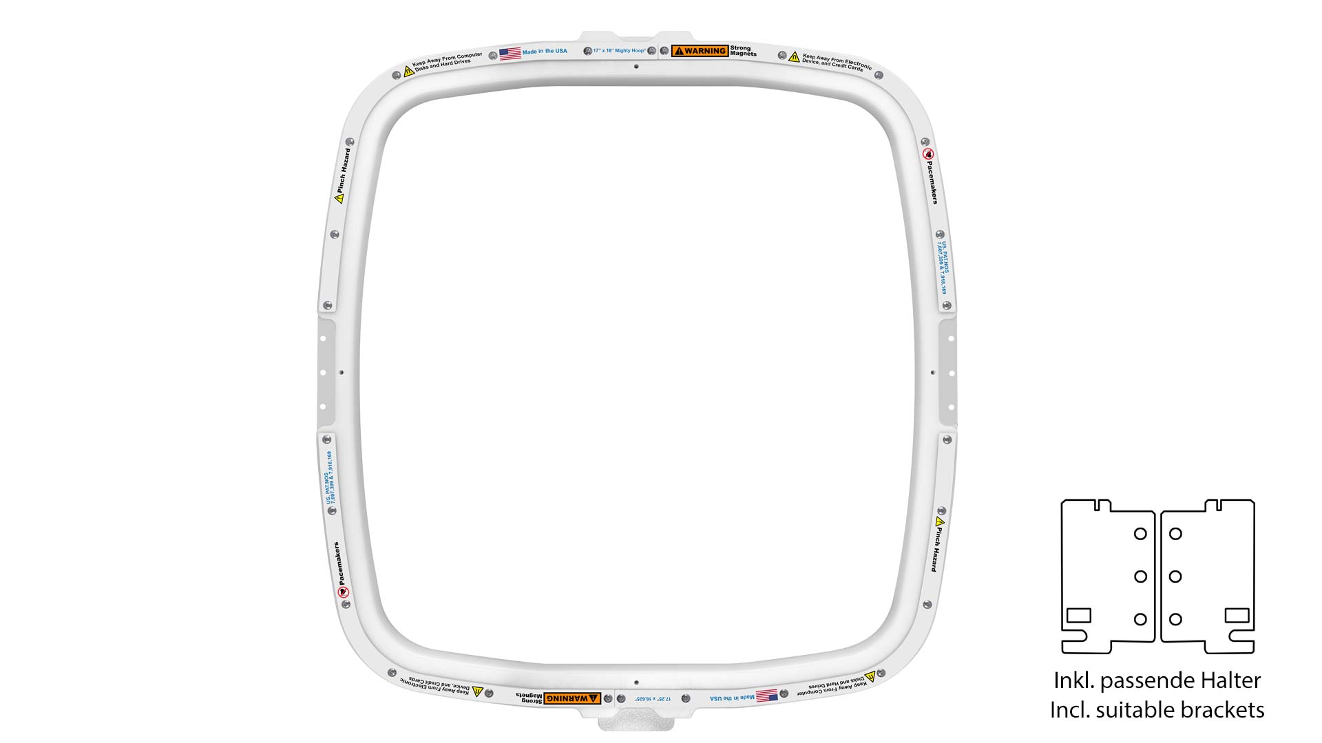 Mighty Hoop 17" x 16" für Ricoma 600