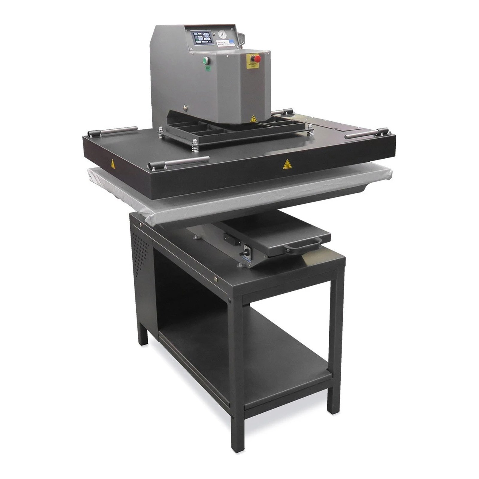 SCHULZE Big Lite Pneu Press 70 x 100 cm mit Untertisch