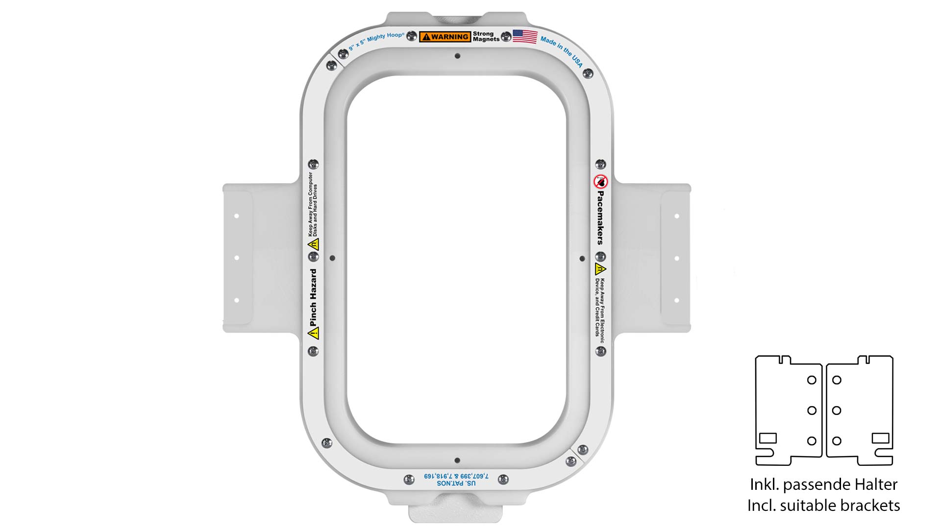 Mighty Hoop 9" x 5" für SWF 392