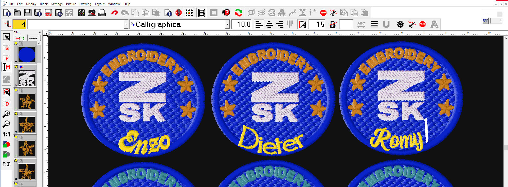 ZSK BasePac 10 Stick-Digitalisierungssoftware