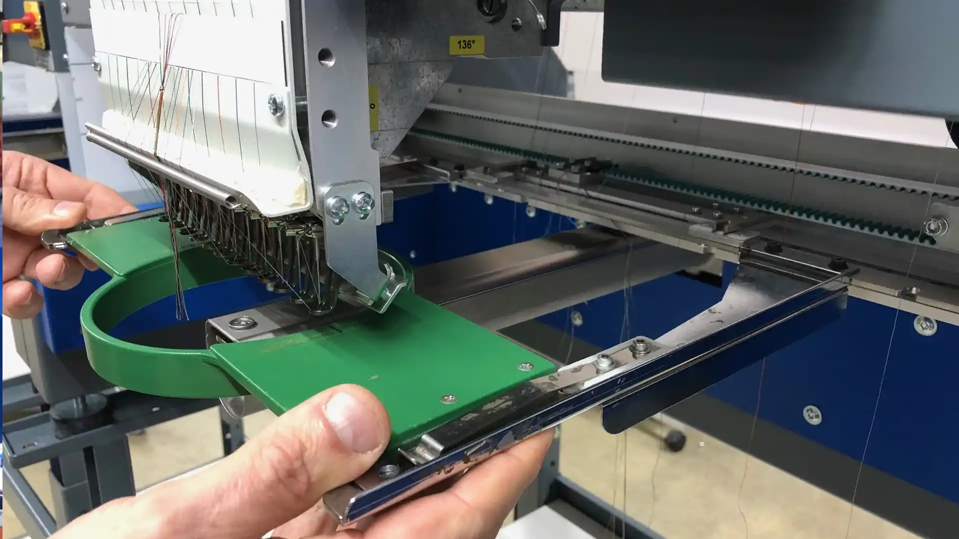 Adapter für Tajima Rahmenaufnahme