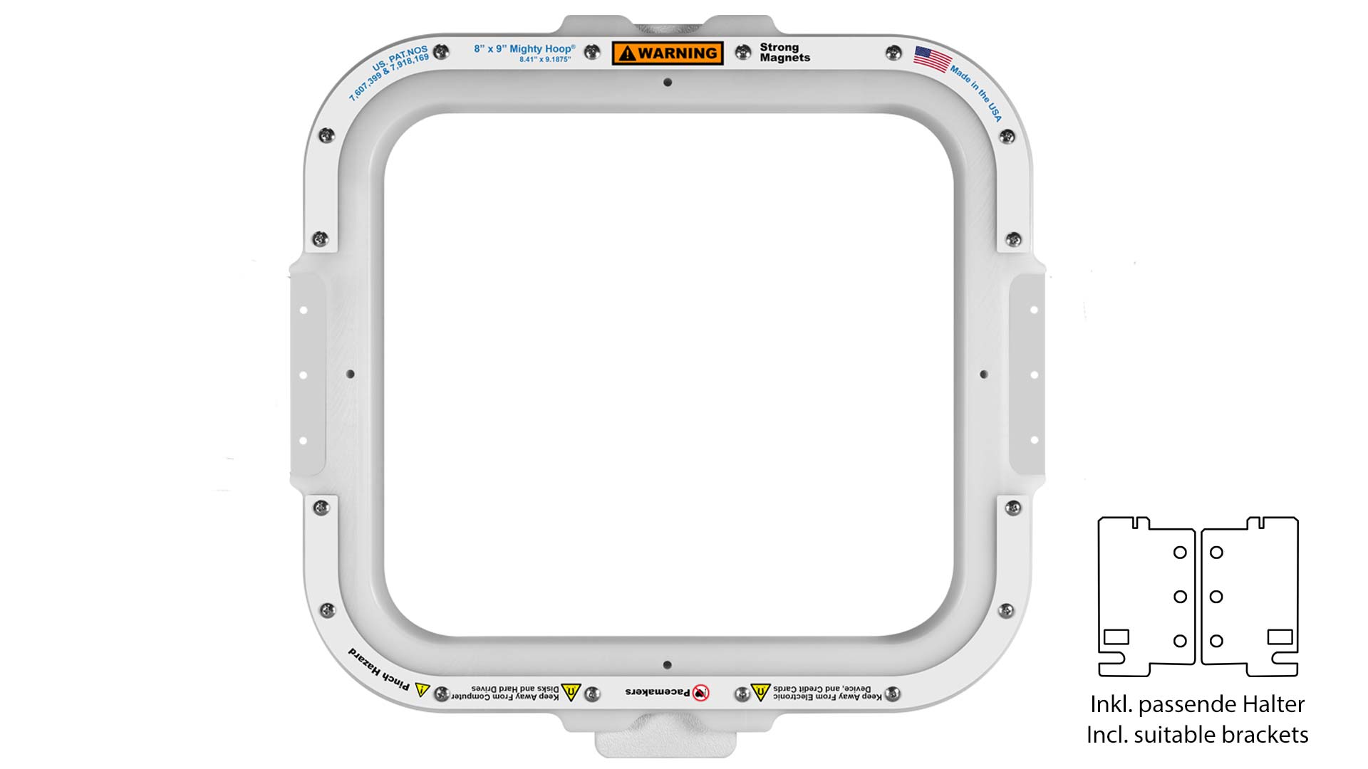 Mighty Hoop 8" x 9" für SWF 500