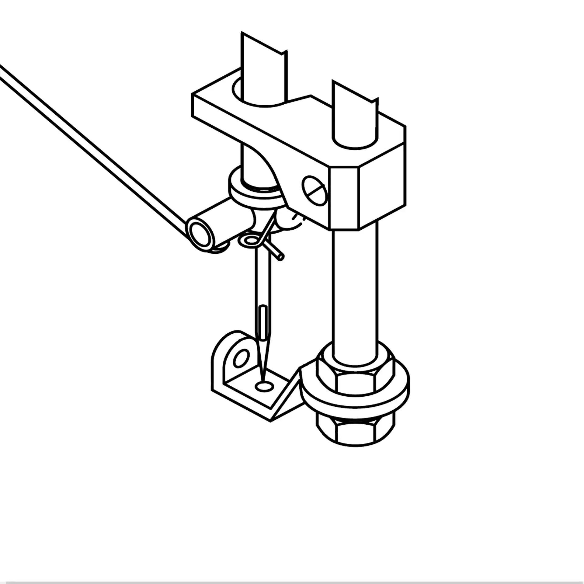 Kordel / Schlaufe Füßchen 1,7