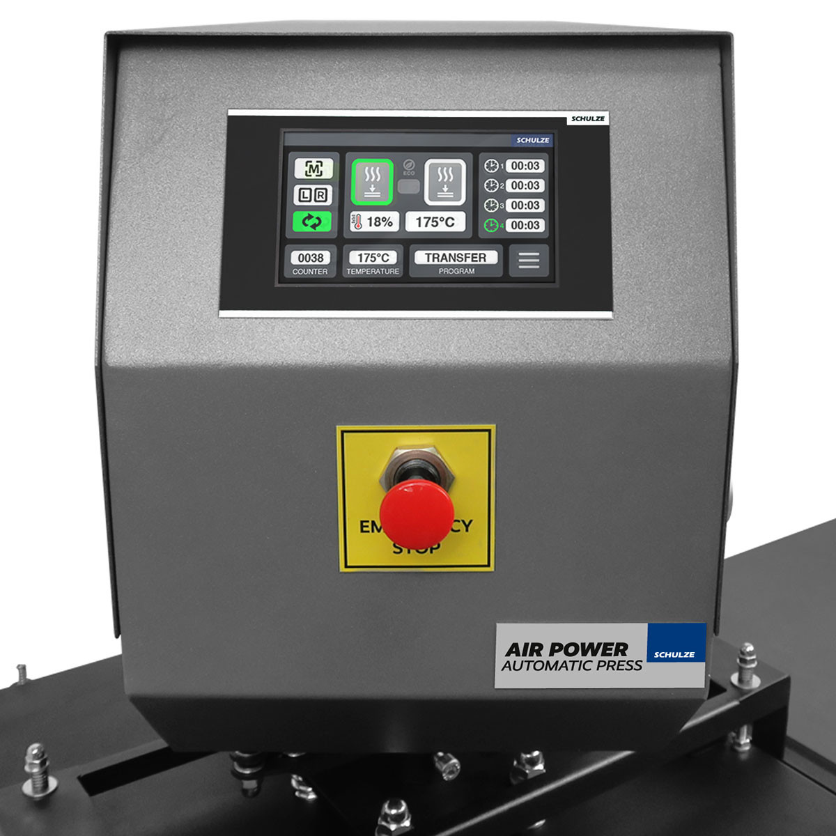 Schulze Air Power Automatic Press | 40 x 50 cm mit höhenverstellbarem Untertisch