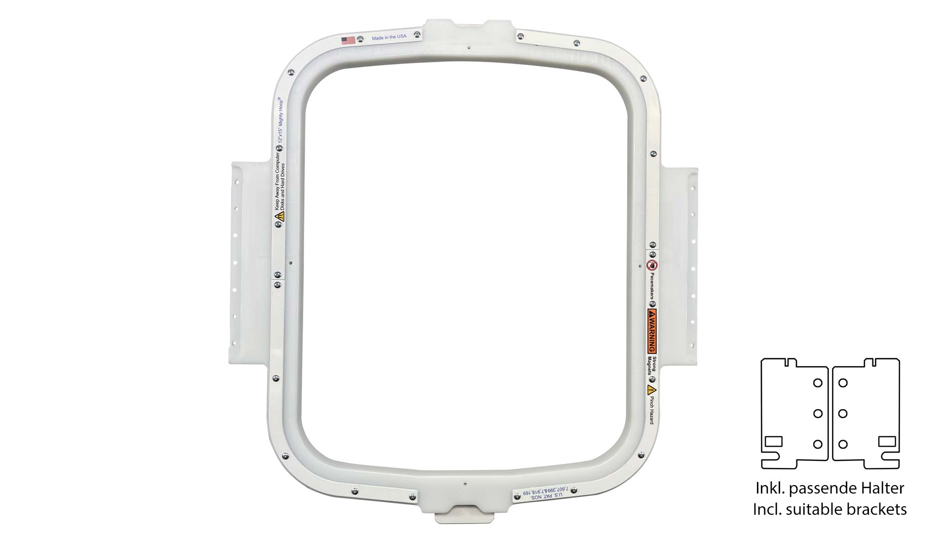 Mighty Hoop 15.75" x 12.5" für Barudan QS 520