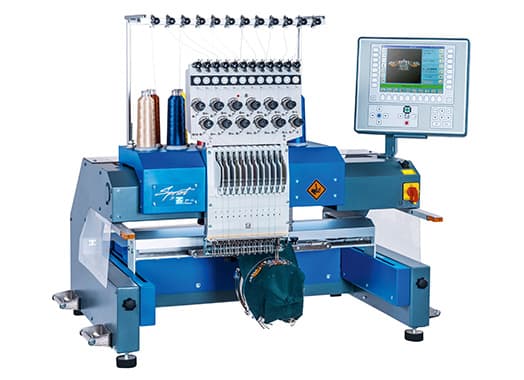 ZSK SPRINT 6 Einkopf-Stickmaschine – Flach