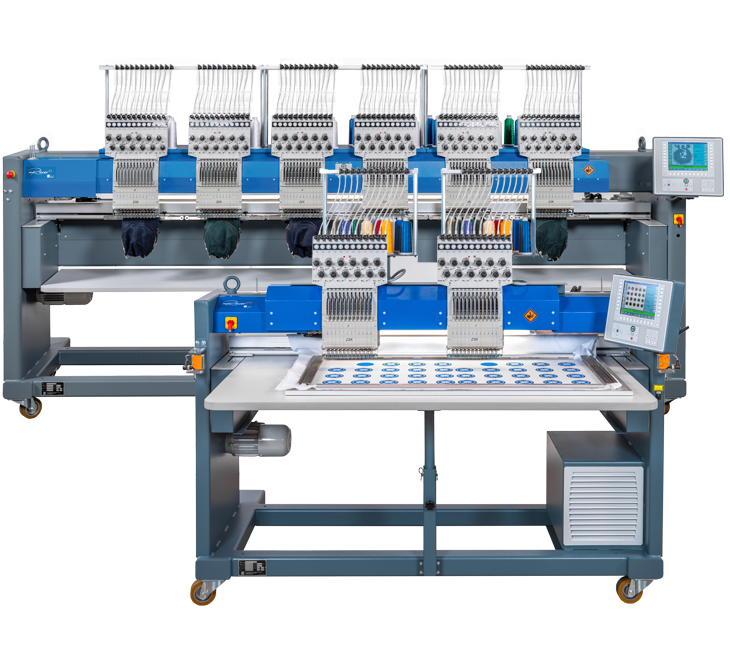ZSK RACER 1WL Freiarm-Stickmaschine – Flach + Bordüre