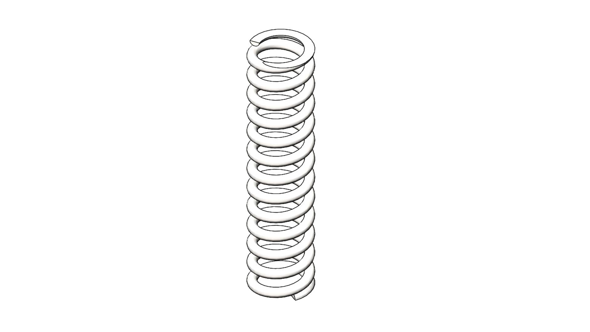 Druckfeder 0,4 x 3,6 x 14,4 x A2