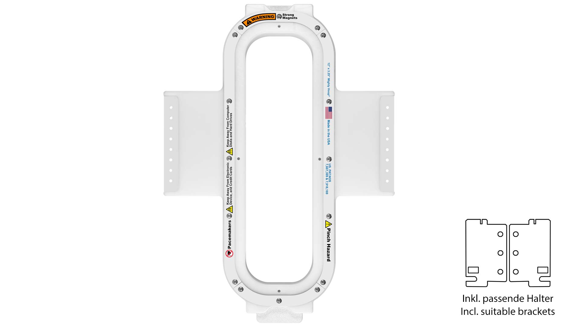 Mighty Hoop 12" x 3.25" für Ricoma 360